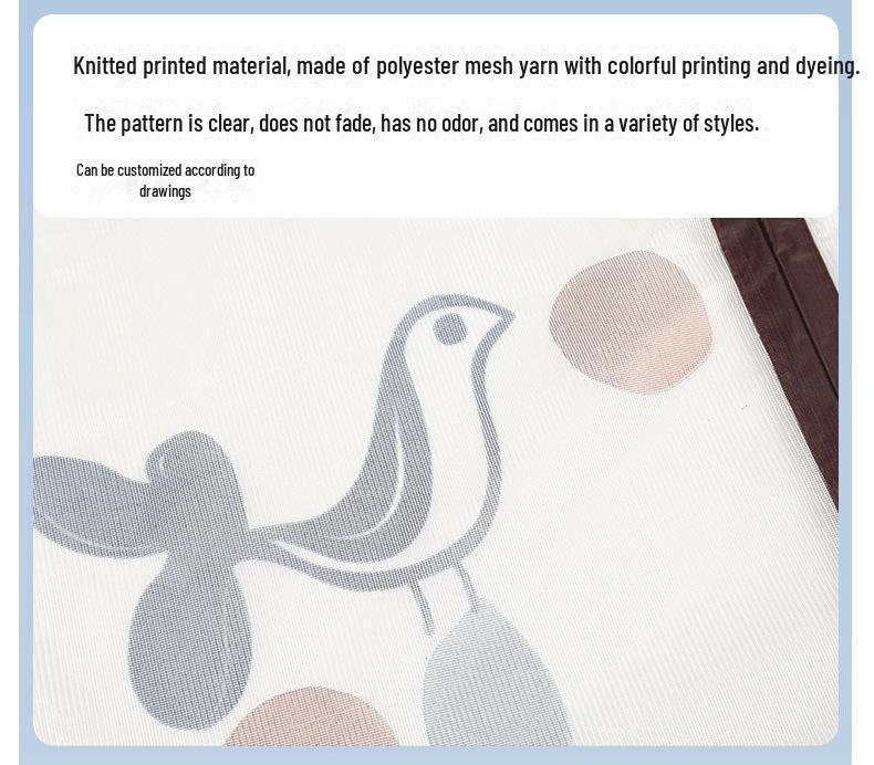 Stanzfreier magnetischer Moskitonetz-Türvorhang für Schlafzimmer