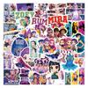 55-110PCS K-POP Demon Hunters Stickers Anime Waterproof Vinyl Decals for Laptop Water Bottle Skateboard Phone Gift for Fans