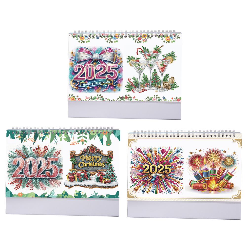 2025 Special Shape Firework Table Top Diamond Painting Ornament 5D DIY Diamond Art Tabletop Decorations for Bedroom Living Room