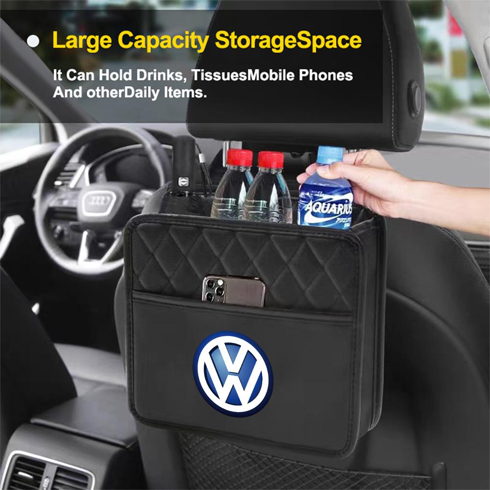 Car Seat Back Hanging Storage Bag Accessories for Volkswagen VW Golf4 5 6 7 Bora MK7 GTI R Beetle Touran Tiguan B6 B7 Caddy Polo