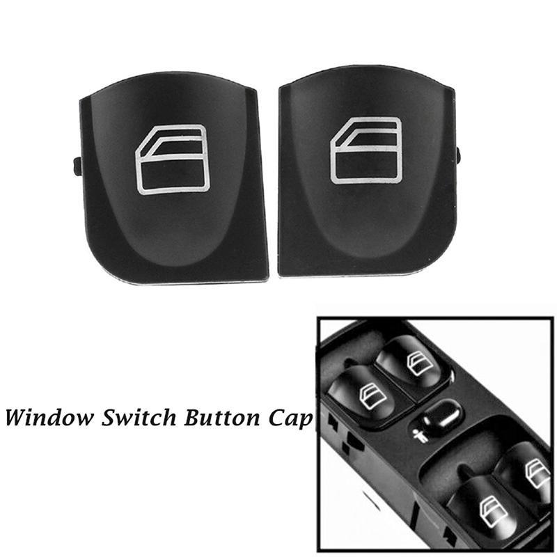 2Pcs For Mercedes Benz W203 C230 C240 C280 Window Switch Repair Button Cap Driver Window Control Switch Button
