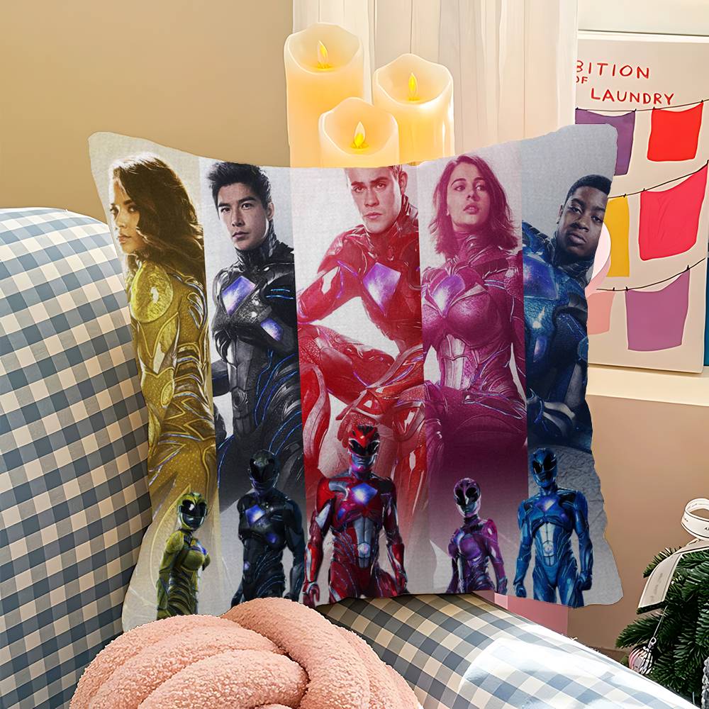 P-Power R-Rangers Pillow Anime Pillow Sofa Bed Head Pillow Cover Cushion Cover 45X45 Cm Fashion