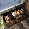 1pc kitchen floor mat, cat solid s floor mat thickened wear-resistant beautification suitable for kitchen living room porch