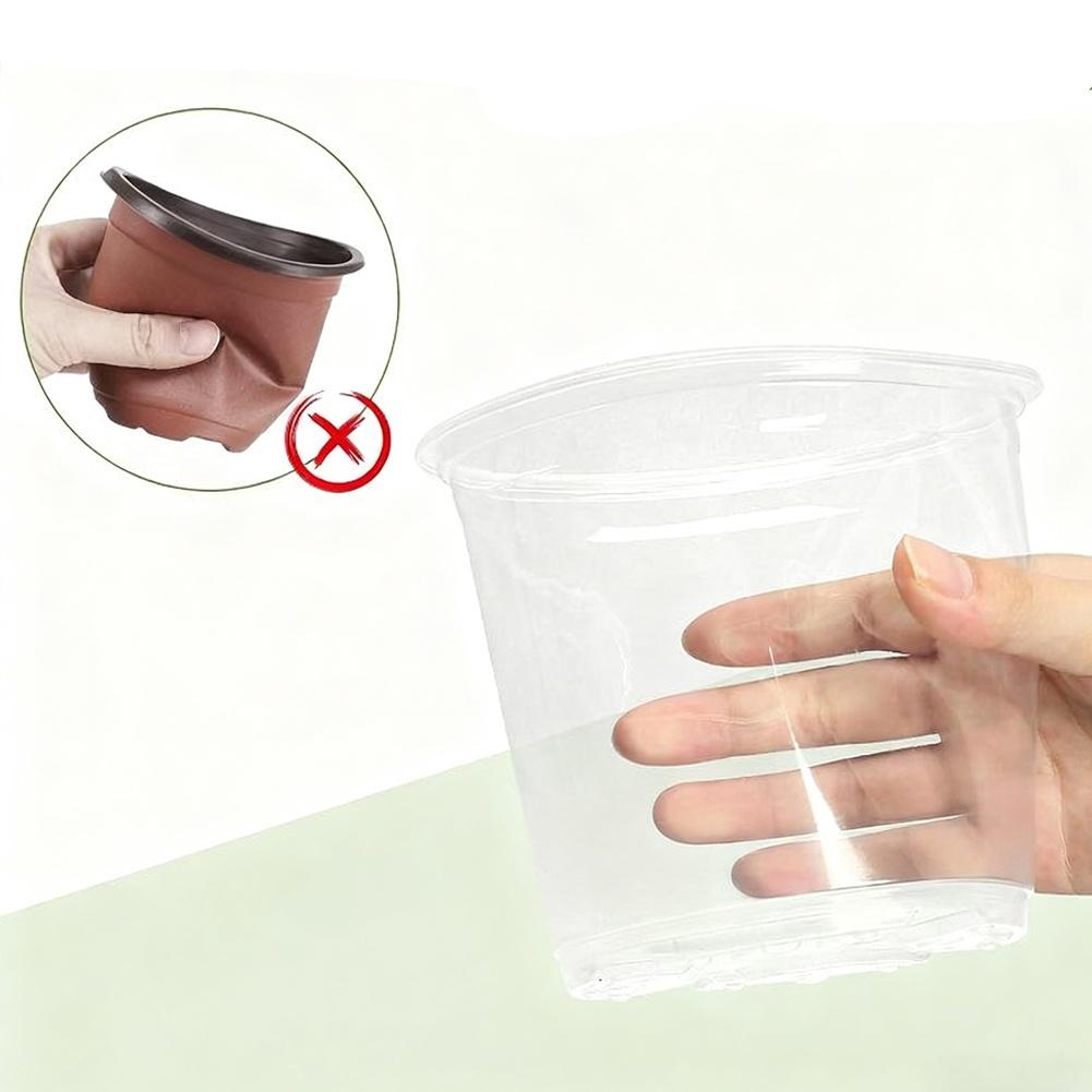 

For Home Gardening Drainage Pots Clear Nursery Pots Indoor Planting 3.5 Inch Clear Plastic Nursery Pot Plastic China Mainland
