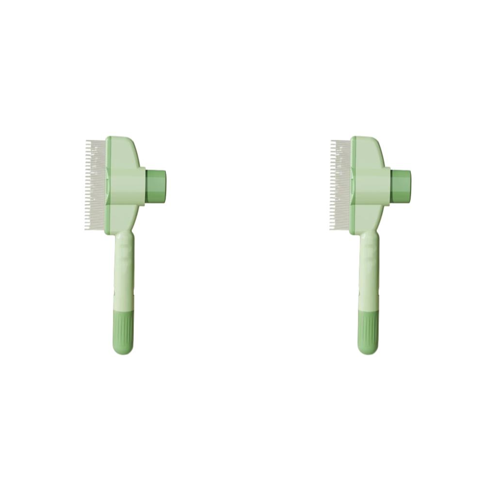 Dog Hair Remover Brush One-Button Hairs Cleaning Bath Brush Multi-Purpose Pet Cleaning Comb for Loosening Up Removing Debris