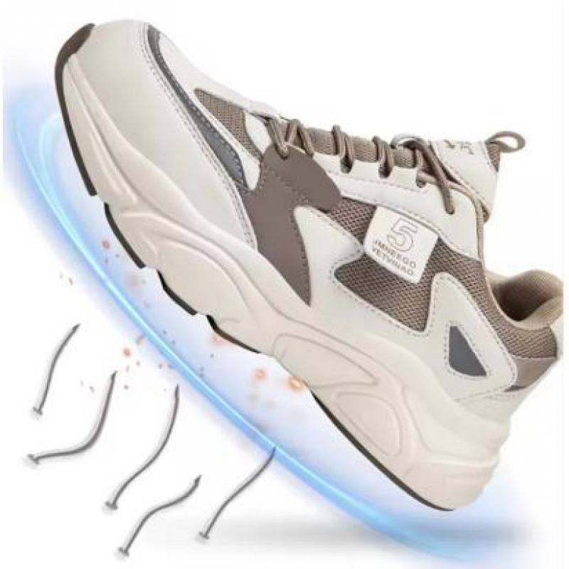 Sicherheitsschuhe für Damen mit Stahlkappe Größe 35 36 37 38 39 40 Leichte rutschfeste Konstruktion Arbeitsstiefel Schützende Arbeits-Sneaker