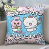 Kawaii O-Opanchu Usagi Pillow Case Short Plush Sofa Decorative Gift Home Double-sided Printing Cushion