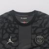Jordan Paris Saint-Germain Collaboration SS24 Quick-Dry Straight-Cut Short Sleeve Football Shirt Men Tops Dark-Grey DX9823-069