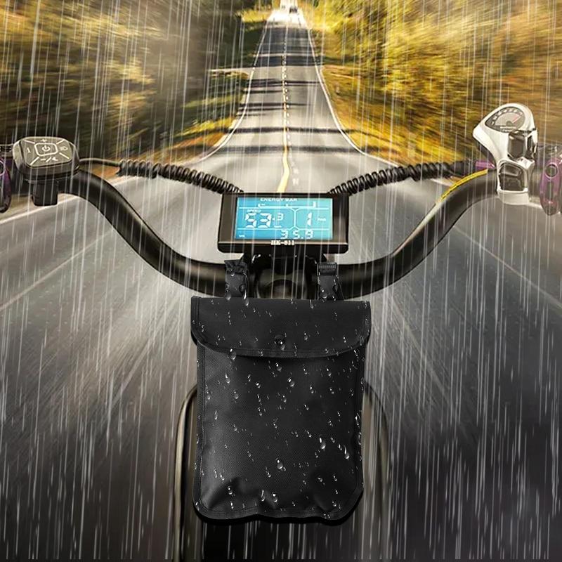 Fahrradtasche Wasserdicht Oxford Röhrentasche Elektrofahrrad Satteltaschen Multifunktionale Vordertasche Große Kapazität Fahrzubehör