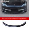 Tesla Model 3 (2019-2025) Front Lip Body Kit with Louvers, Side Skirts, Rear Diffuser, and Tail Wing (Hole-Free Design)