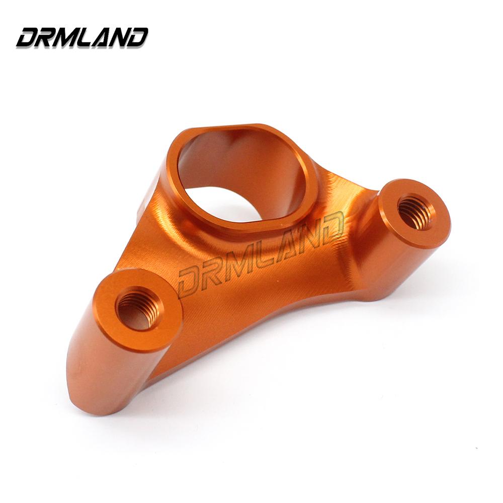 

Для KTM DUKE790 DUKE 790 2018-2023 DUKE 890 R Аксессуары для мотоциклов Кронштейн выхлопной трубы Фиксированное кольцо Опорный держатель оранжевый