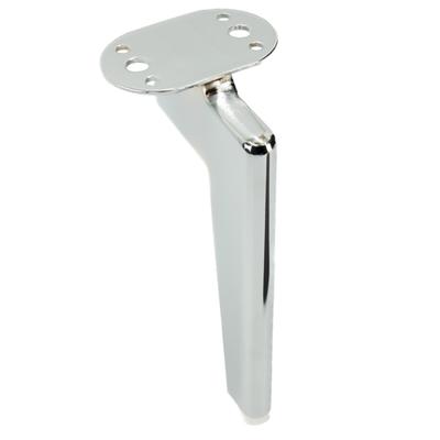 Loft Möbelbein Silber Chrom Höhe 18 cm