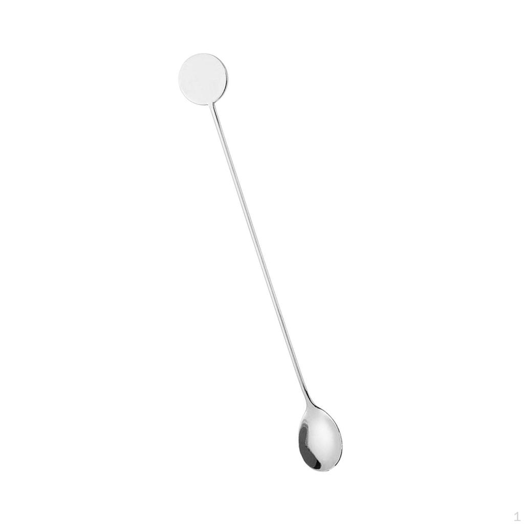 Mixing Spoon Serving Cocktail Stick Easy To Clean Kitchen Utensils Long Handle Stirring Rod