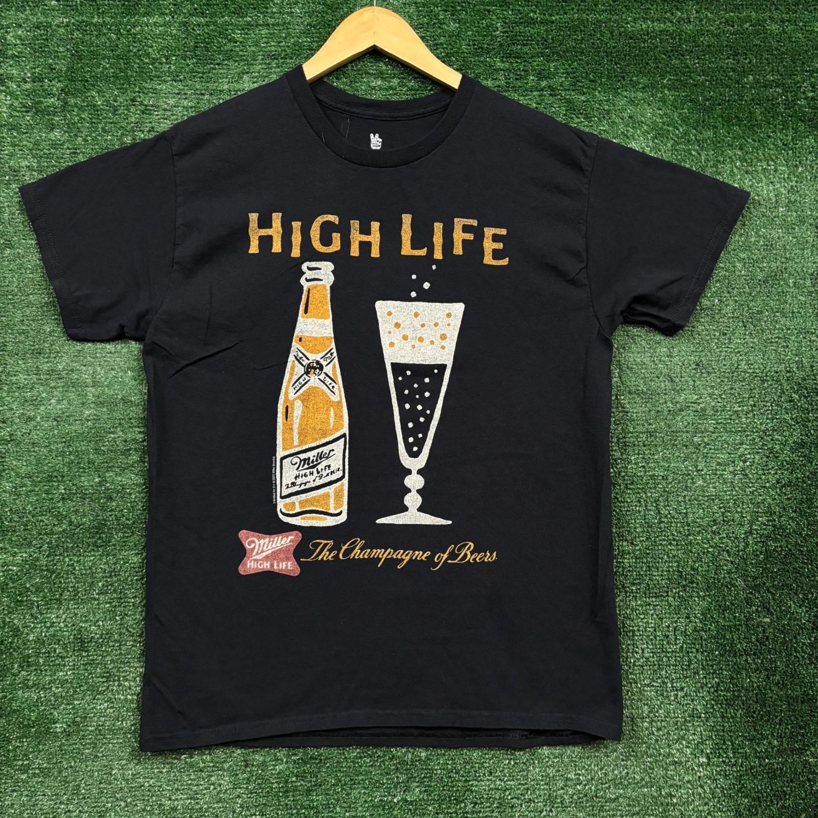 Miller High Life The Champagne Of Beers T- Size Medium Unisex T-Shirt L