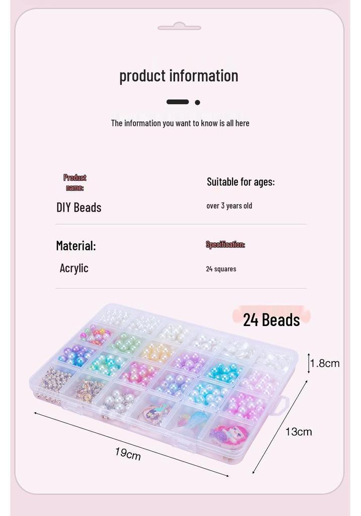 Handmade DIY Creative Beading Toy: Teacher's Day or Girls' Birthday Gift Souvenir