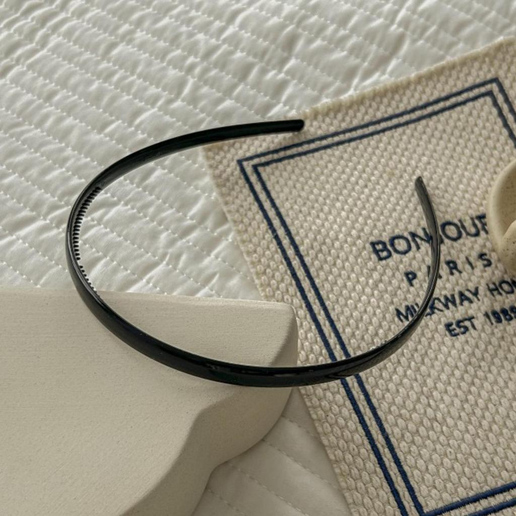 Translucent Head Hoop Band Plastic Head Bands Women Hairband For Girls Non-slip Toothed Hair Hoop Headwear Hair Accessories