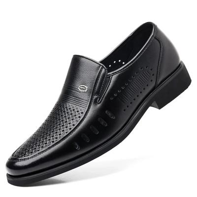 Large Size 37-49 Summer Hollow Platform Slip-on Men's Loafers Designer New Casual Business Leather Shoes for Men