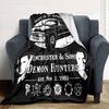 1pc Supernatural 11 Blanket Soft Warm Throw for Home, Office, Travel All Season Cozy Bedding Gift, Office Cozy Accessory