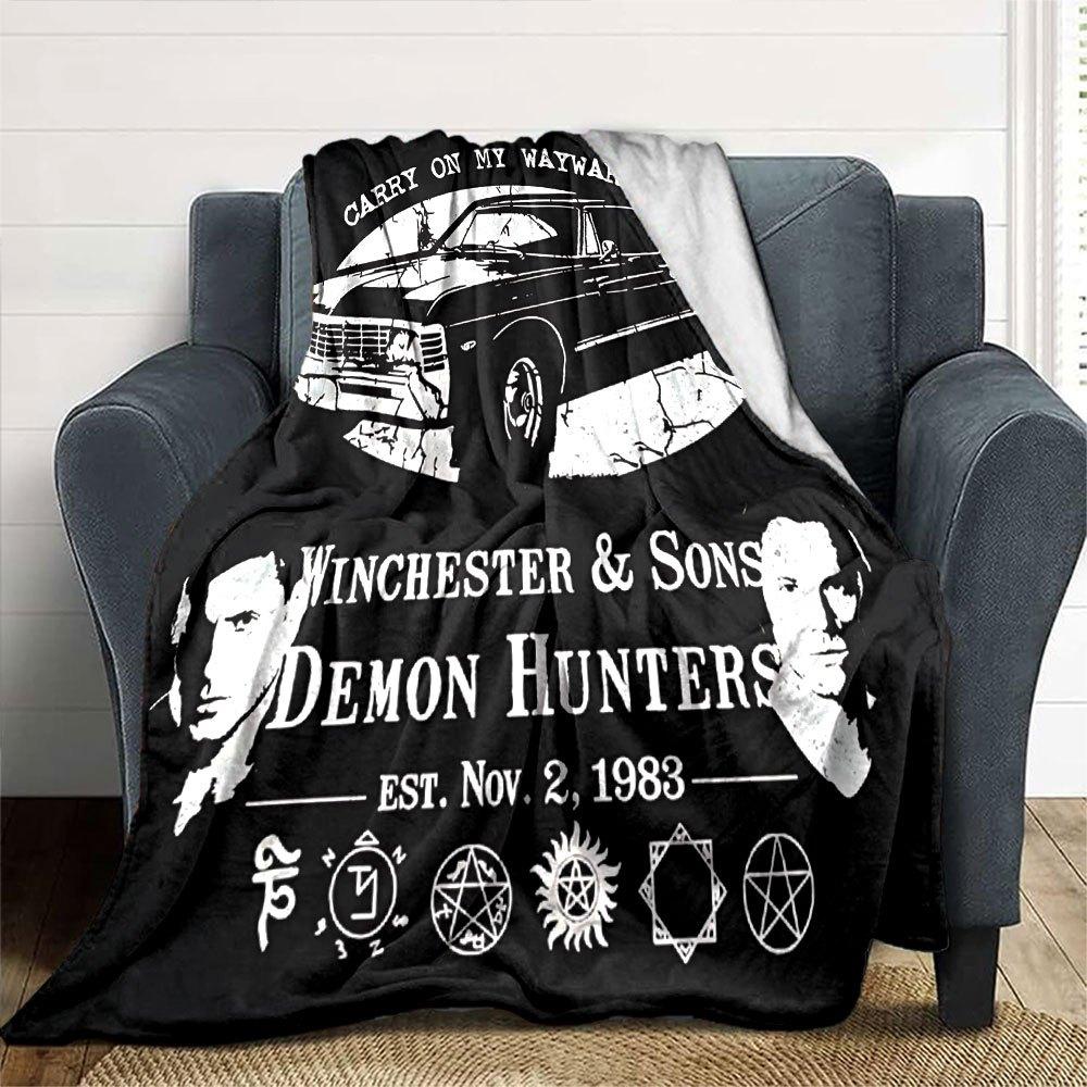 1pc Supernatural 11 Blanket Soft Warm Throw for Home, Office, Travel All Season Cozy Bedding Gift, Office Cozy Accessory