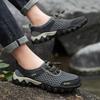 Men Hiking Sports Shoes Breathable Mesh Sneakers for Camping Trekking Man Trainers Outdoor Sports Shoes Anti-slip Hiking Shoes
