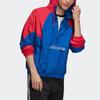 Adidas Originals Trefoil Outdoor Winddichte Colorblock Sport Zip-Up Kapuzenjacke Herren Oberbekleidung Blau GE6239