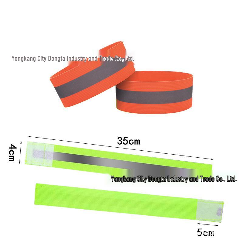 Reflective Running Armband & Wrist/Ankle Cycling Band - Elastic & Protective