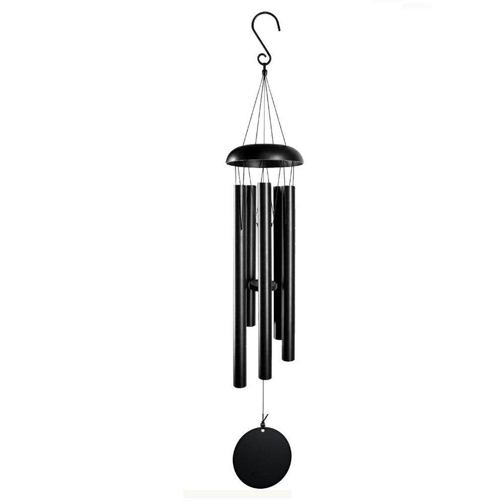 Retro Aluminum Tube Wind Bell Japanese Style Blessing Bell Hanging Decoration Wind Chimes  Room