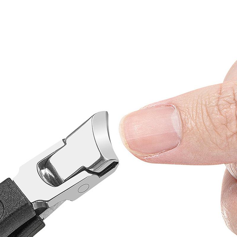 

Ultra Sharp Nail Clippers Stainless Steel Wide Jaw Opening Anti Splash Toe Fingernail Trimmers For Woman Man Manicure Tool ONE SIZE