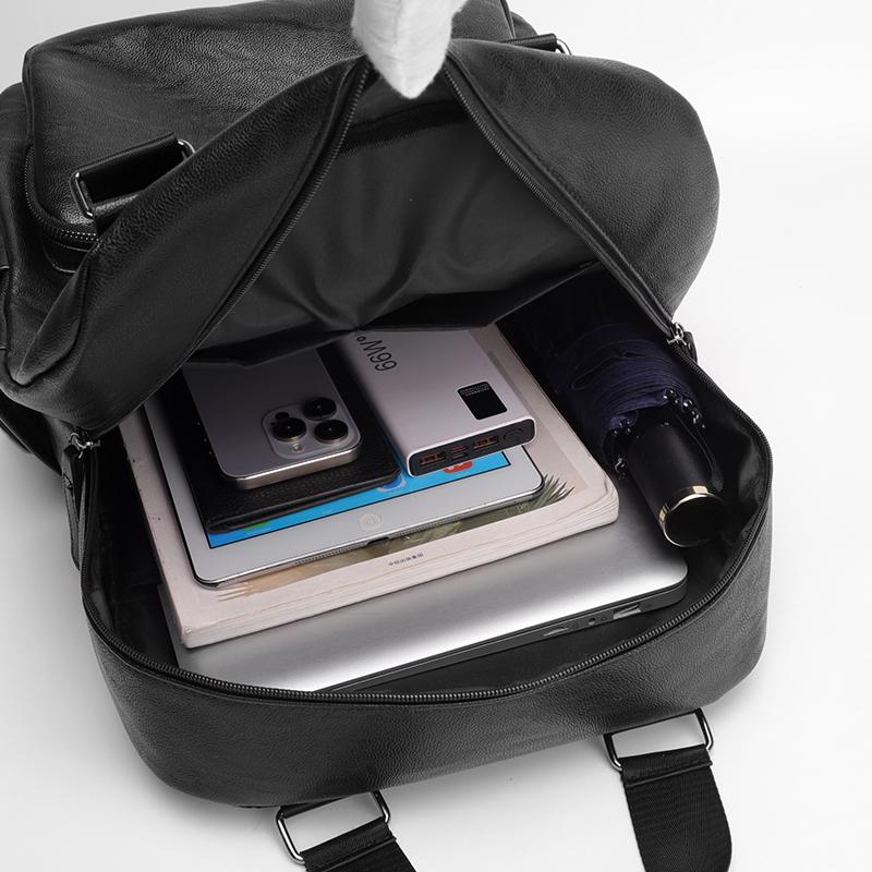 Business Backpack Men's Large Capacity Travel Bag Computer Backpack Junior Senior High School Student Schoolbag