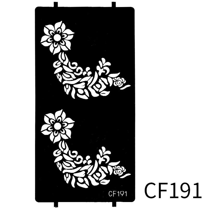 Beauty Sticker Inkjet Tattoo Sticker Indian Hollow Template Tattoo Sticker