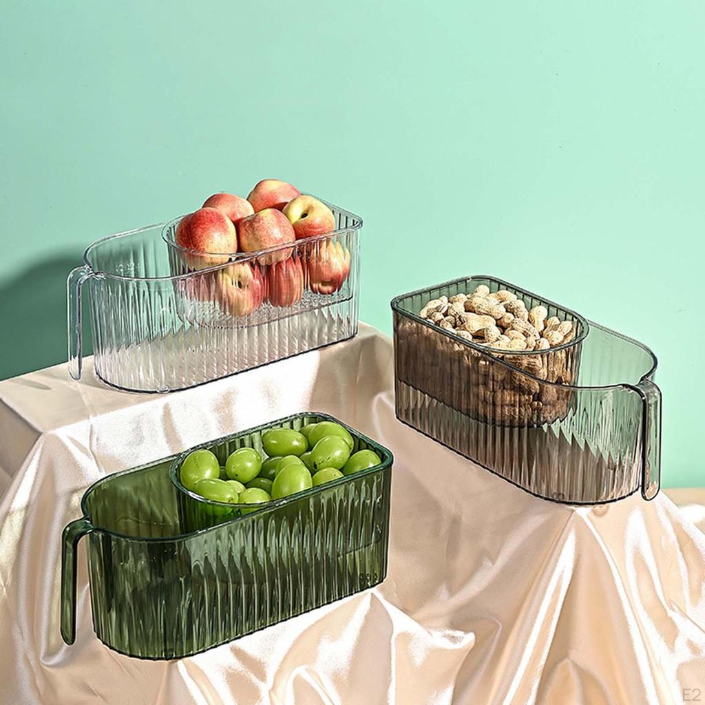 Multi-functional Organization Box, Decorative Drain Basket, Multi-layer Container, Drain, Fruit Bowl