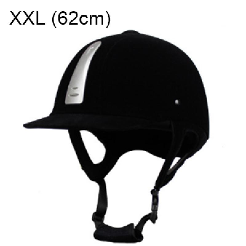 Reithelm Unisex Klassischer Reithelm aus Samt, Pferdeausrüstung, Fahrradhelm, Schutzkappe, 54-62 cm, verstellbar