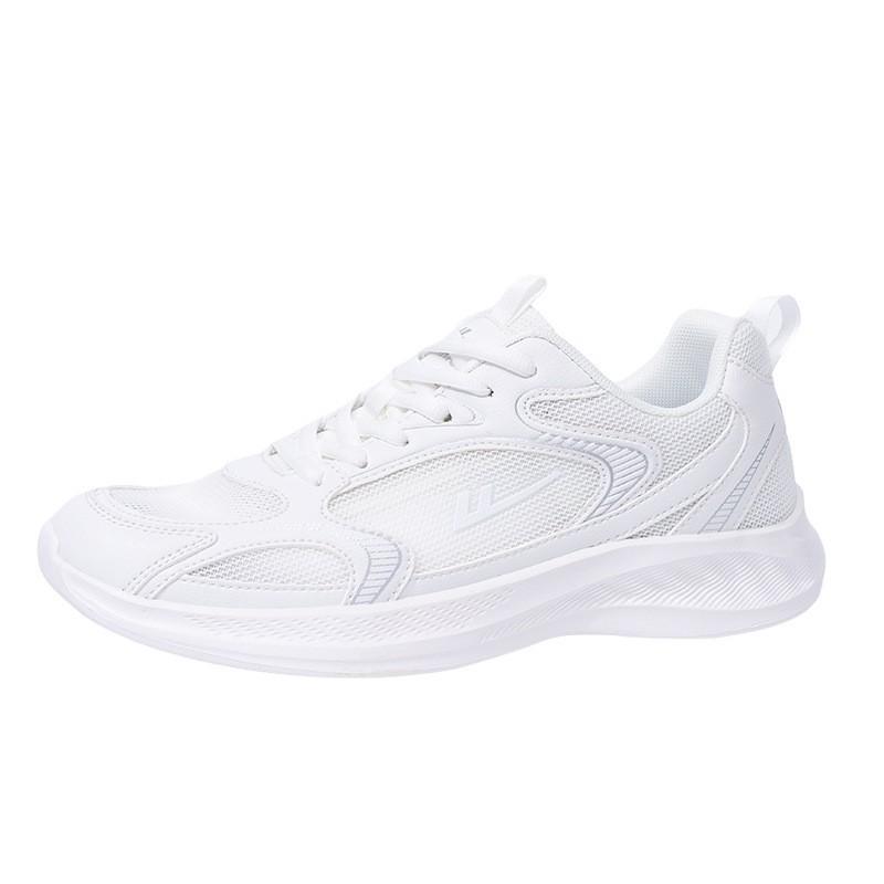 Solid color simple dad shoes couple versatile breathable sports shoes light and comfortable men's and women's single shoes