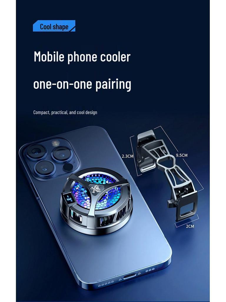 X36 Mobile Phone Cooling Radiator with Digital Display & Magnetic Semiconductor - 2022 Model