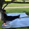 Aluminiumfolie Schaummatte Isolierende Campingmatte Reflektierende Wärme Feuchtigkeitsbeständig Wasserdicht Outdoor Picknickmatte EPE Innenraum Faltbar Handgepäck Doppelseitig
