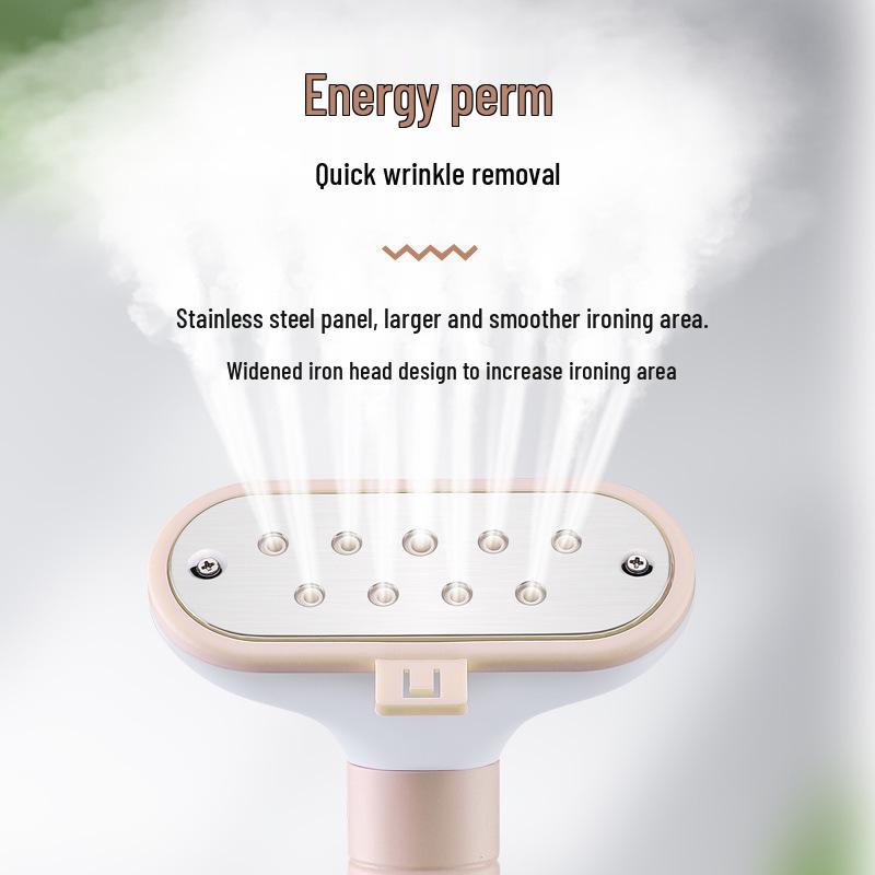 Dual-Use Handheld Electric Steam Iron for Clothes - Large & Compact for Flat and Hanging Ironing