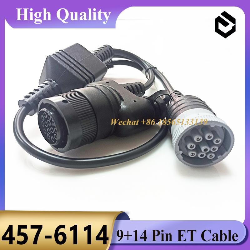 

457-6114 ET Cable 9+14Pins Service Adapter 4576114 Diagnostic Adapter Tool Communication Adapter 478-0235 for Excavator Parts