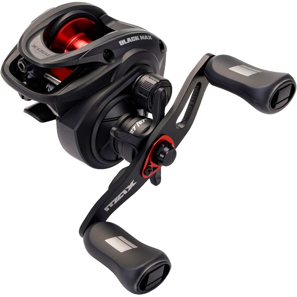 Abu Garcia Blackmax-L Low Profile Baitcasting Reel for Bass and Saltwater Fishing