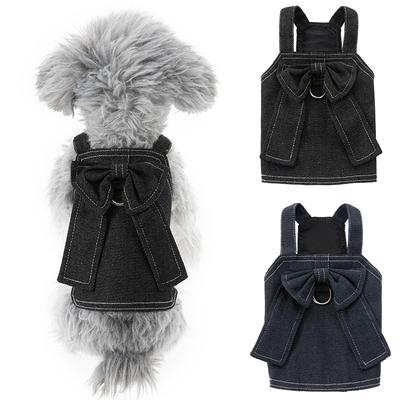 Cats, Puppies, Dogs, Pets Trendy Denim Suspenders, Pet Clothes, Cats and Dogs Prevent Hair Loss In Summer