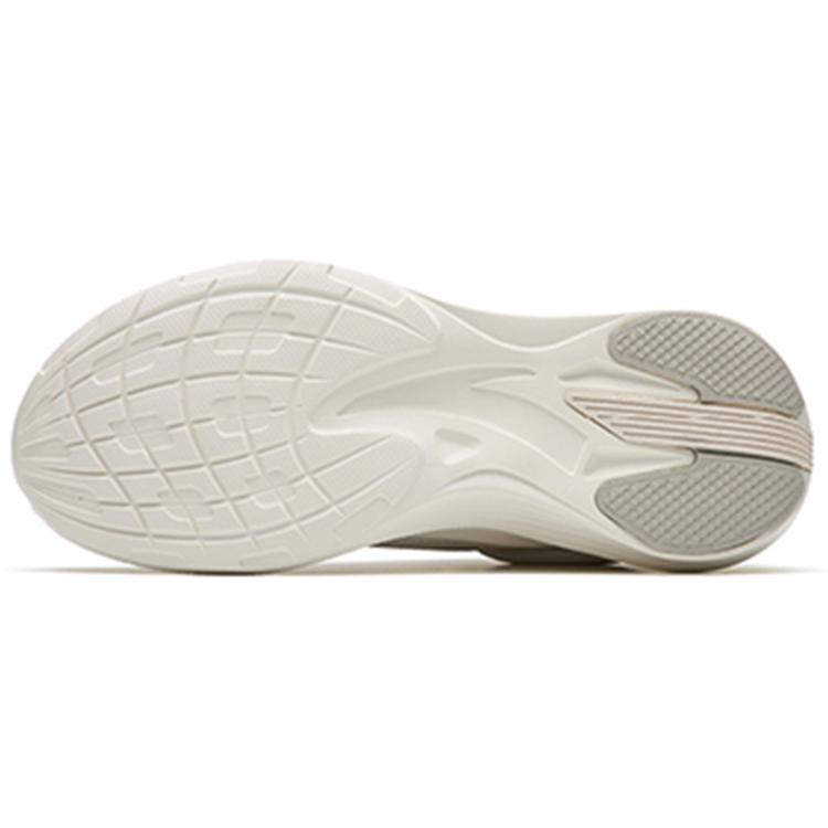 New Anta DuCi1 Cushioned Anti Slip Wear Resistant Breathable Lightweight Low Top Running Shoes Women's White Gray 122215580R-5