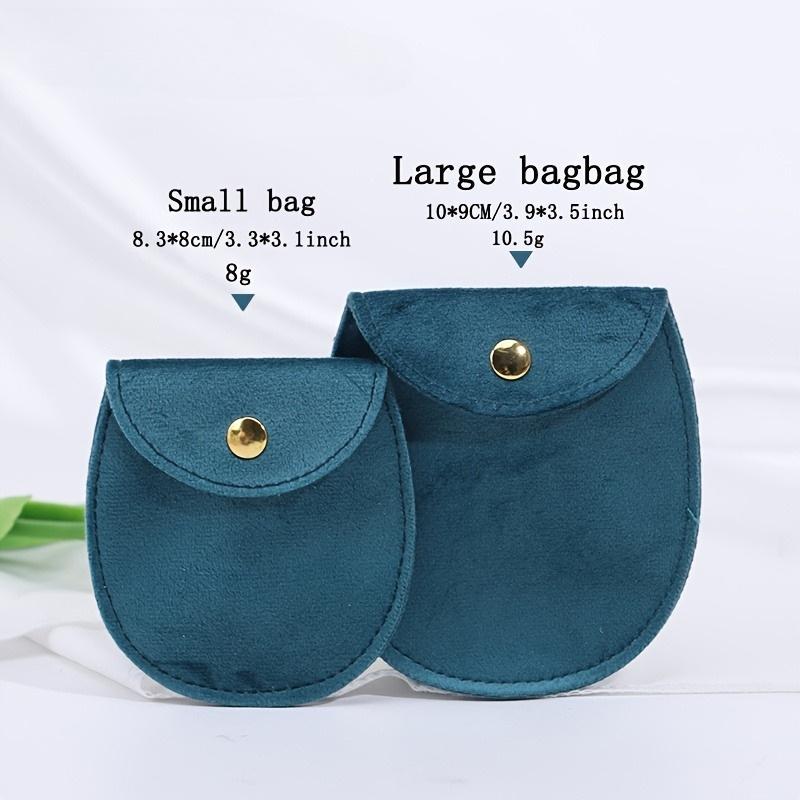 New Oval Shaped, Jewelry Bag, Multi Color Snap Bag, Suitable for Rings, Pendants, Necklaces - Perfect Storage Solution, Jewelry Storage Box Storage