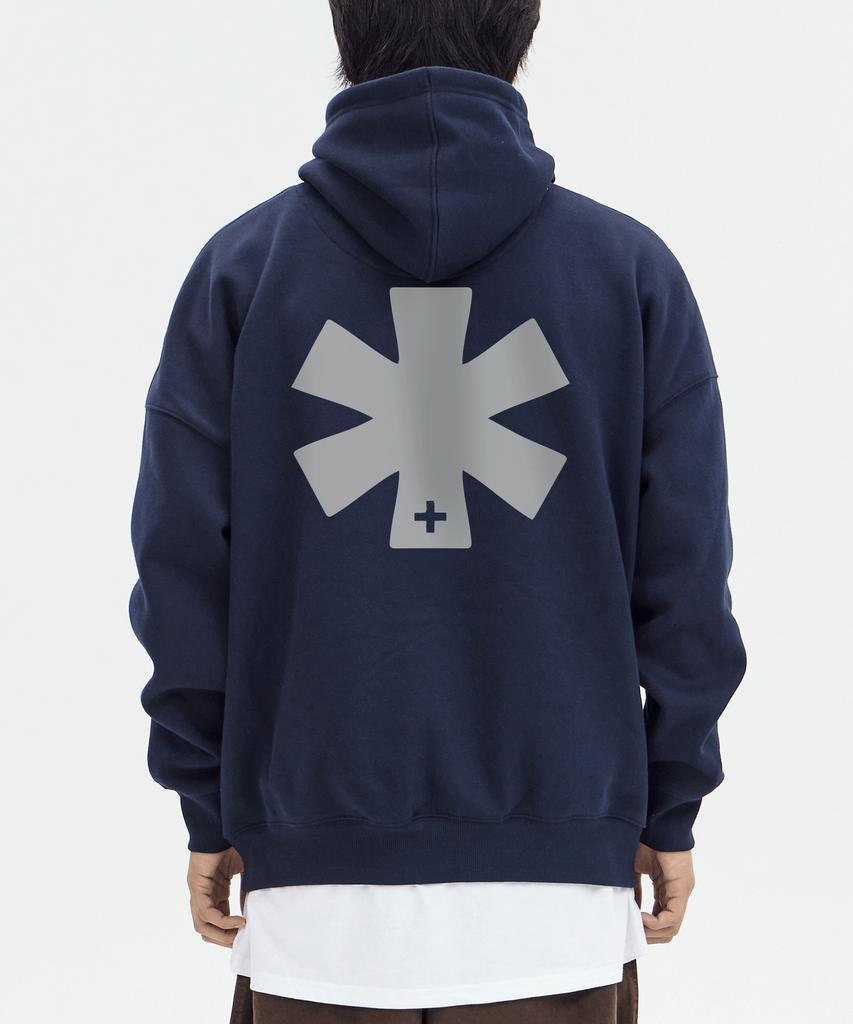 B Logo Hoodie Navy
