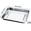 Rectangle Stainless Steel Tea Tray For Home Office Teahouse Restaurant Japanese Style Serving Platter Kitchen Bar