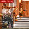 2D Flat, 2D Flat Thanksgiving Black Bottom Retro Top Hat Turkey Garden Flag_3-28x40 Inch Outdoor Garden Flag Double-sided Home Decoration Courtyard De
