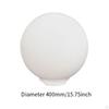 Acrylic Lamp Post Globe Ball Cover Decoration Lamps Posts Mounted Sphere Lampshade Replaces for