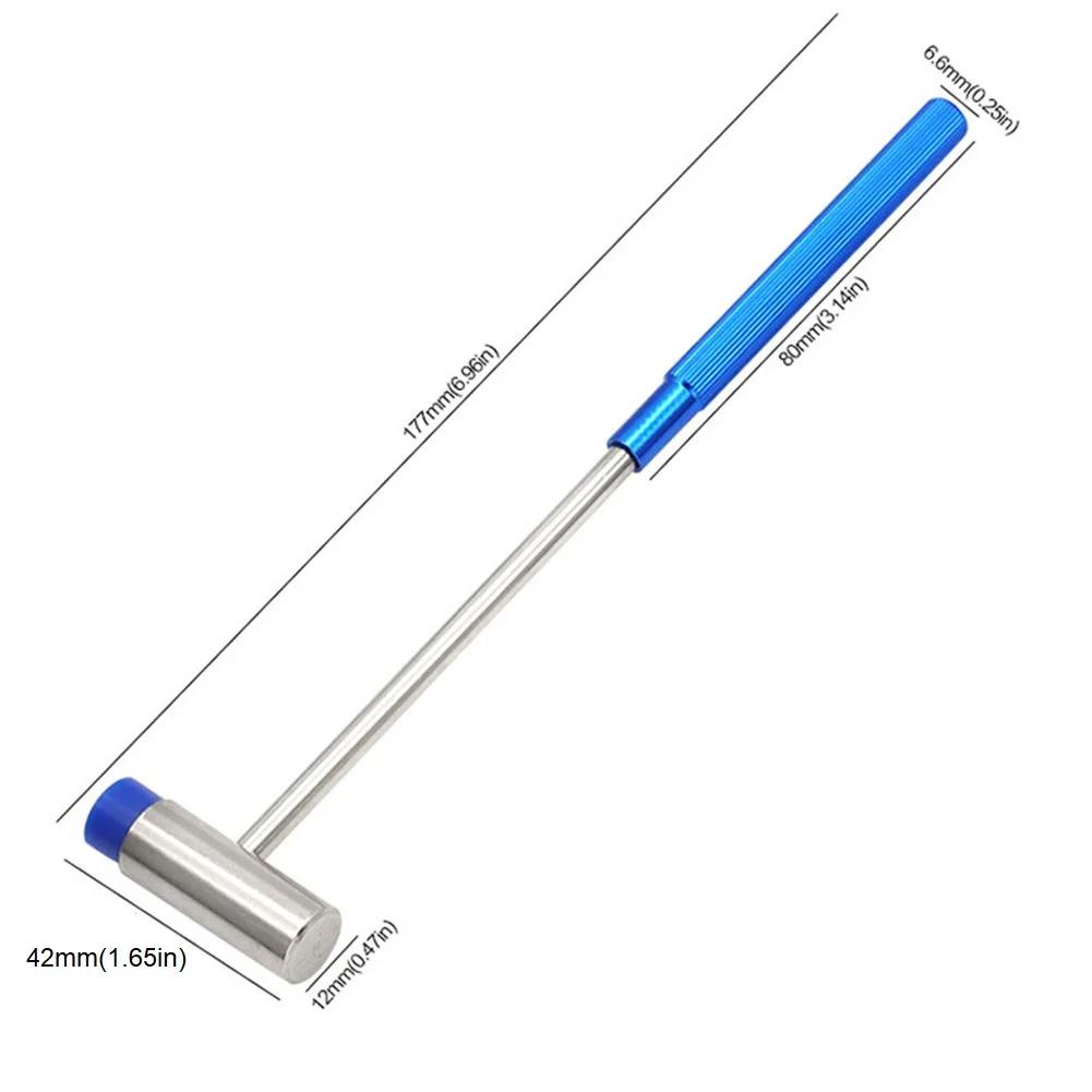 1Pcs Professional Mini Hammer Repair Tool DIY Metal Rubber Hammer Double Head For Repair Maintenance Jewelry Watch Tools