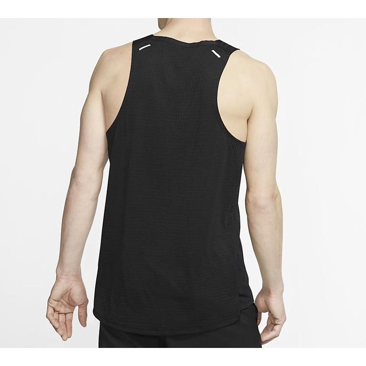 Nike Rise 365 Dri-fit Breathable Quick Dry Running Vest Black Men's CJ5419-010