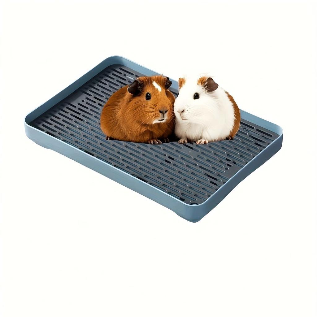1 peça Caixa de Areia para Coelho Bandeja Sanitária para Pequenos Animais Caixa Sanitária de Canto para Coelhinho Furão Hamster Dragão Gato Porquinho da Índia Suprimentos para Porquinho da Índia