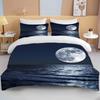 Moon Bedding Set Night View Duvet Cover Set With Pillowcase Bedding King Queen Full Double Single Size Luxury Bedxclothes Decor