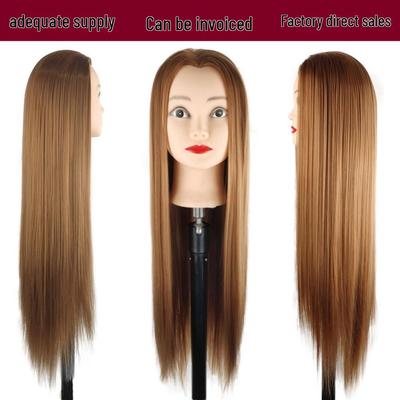 Hairdressing Practice Mannequin Head for Haircutting, Braiding, and Makeup